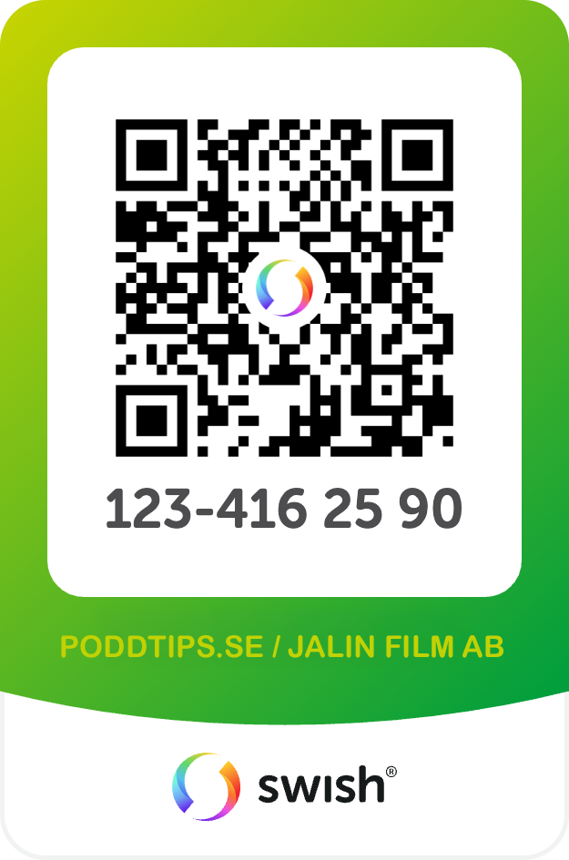 Swish QR-kod f&ouml;r Poddtips